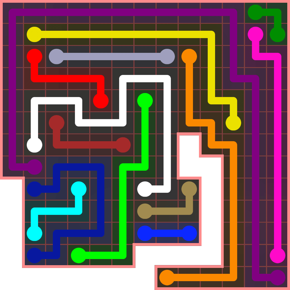 Flow Free 3679 Solution