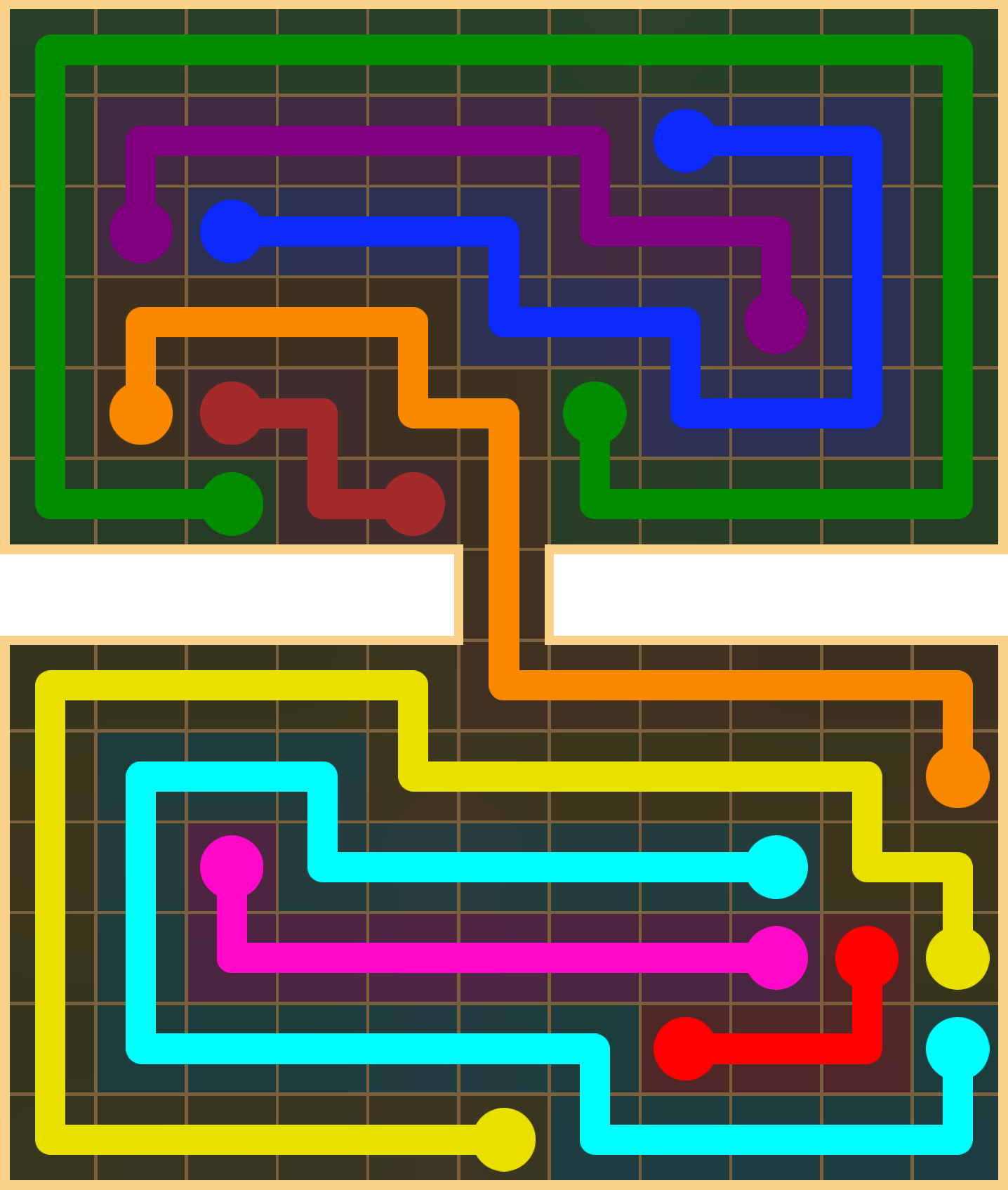 Flow Free 2737 Solution