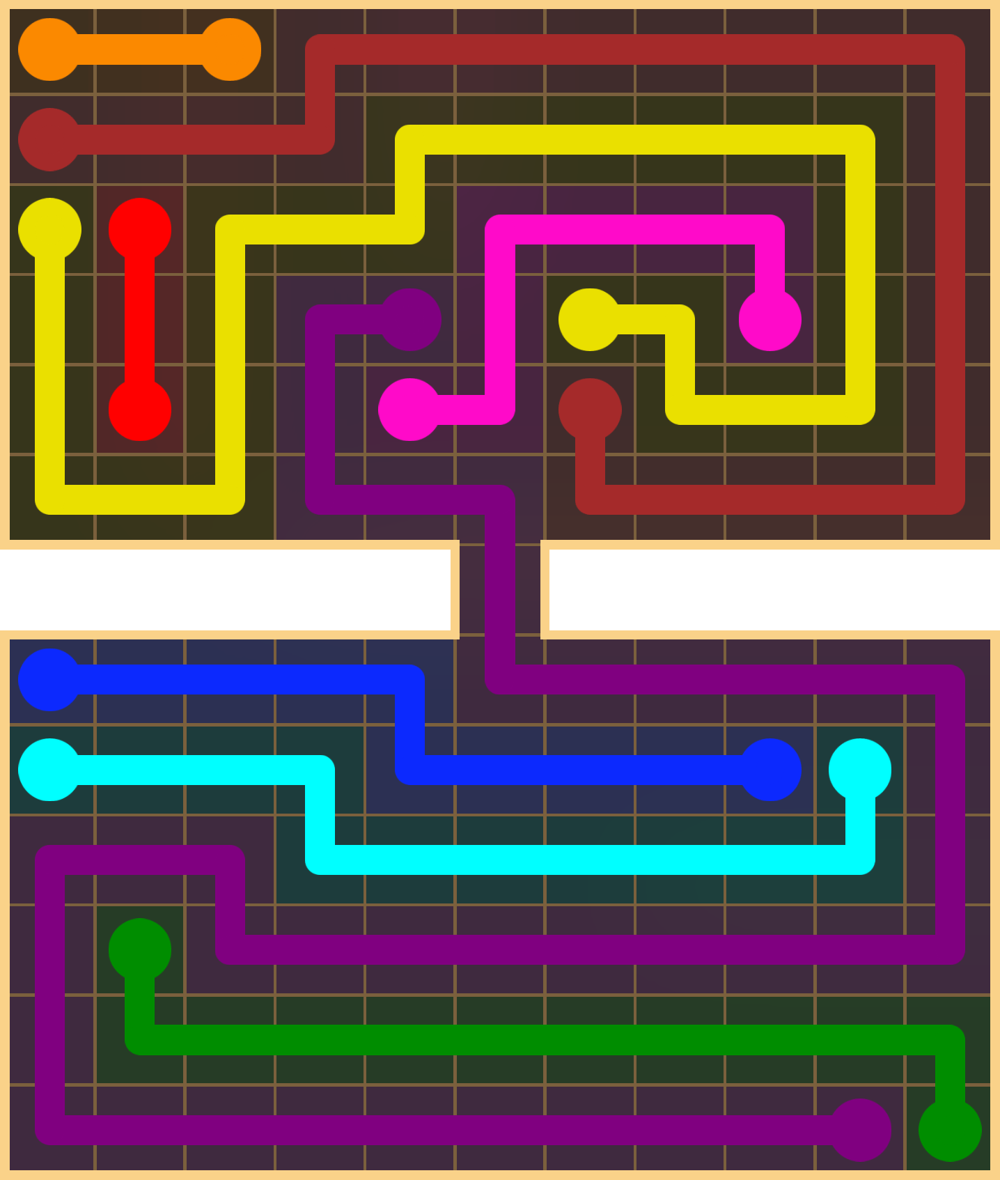 Flow Free 2738 Solution