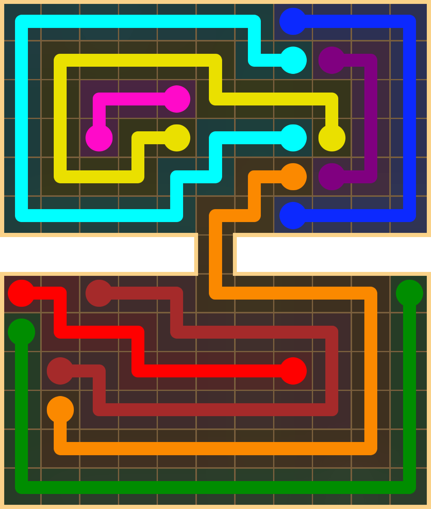 Flow Free 2750 Solution