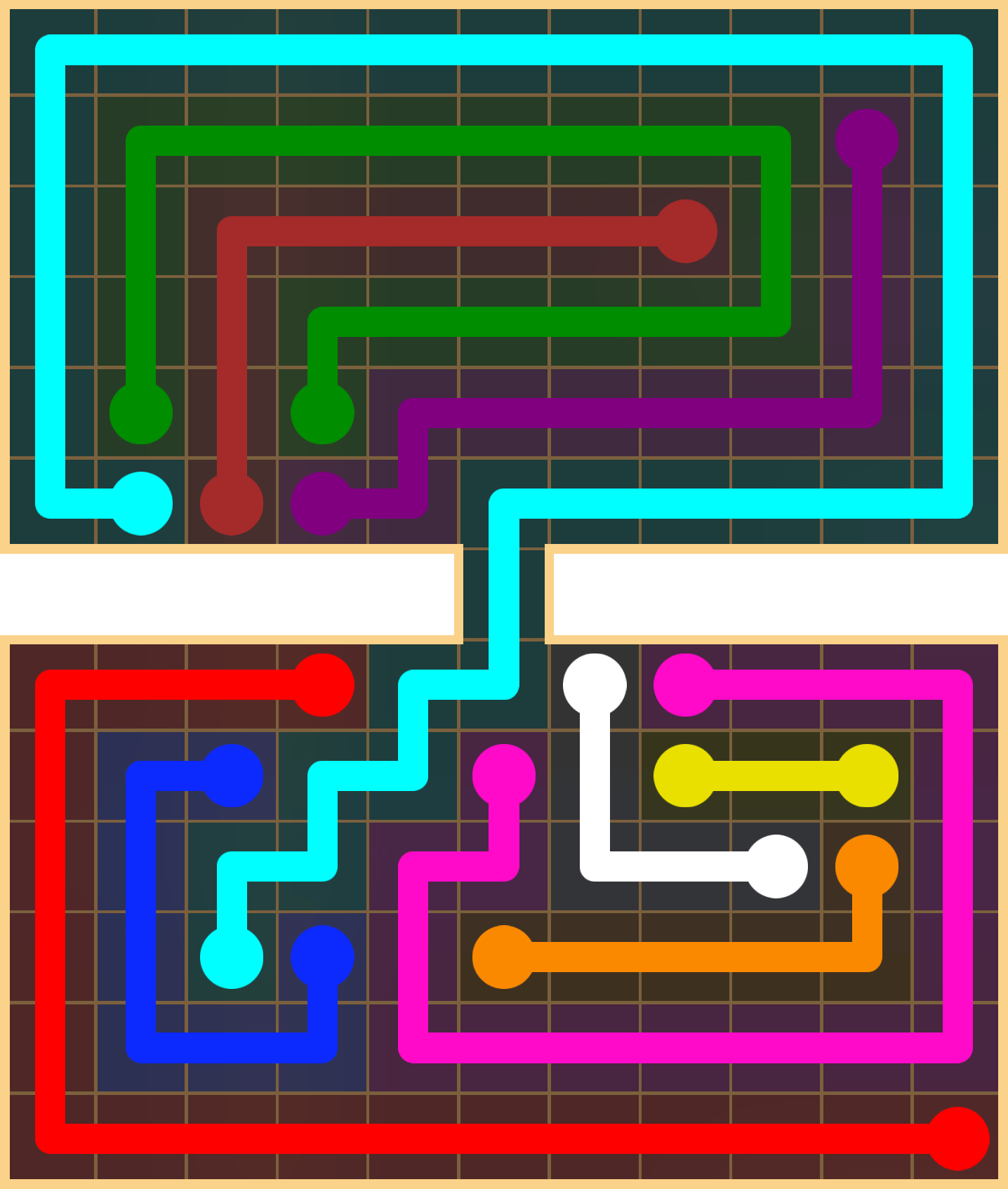 Flow Free 2753 Solution