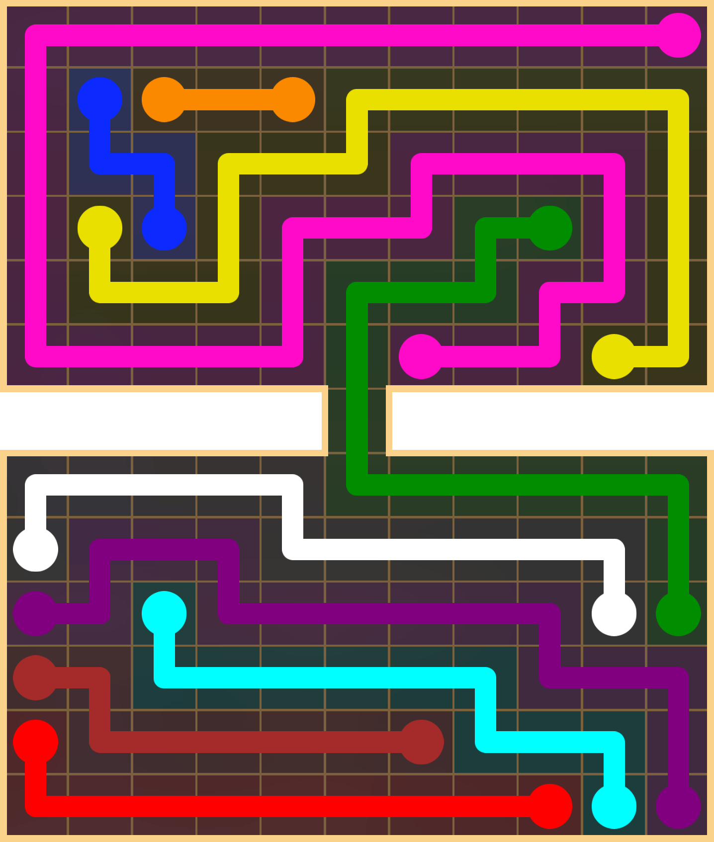 Flow Free 2754 Solution