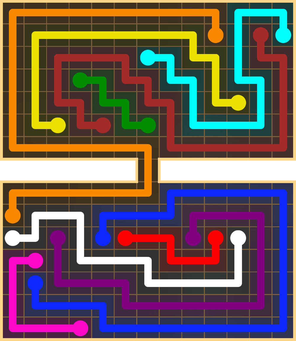 Flow Free 2808 Solution