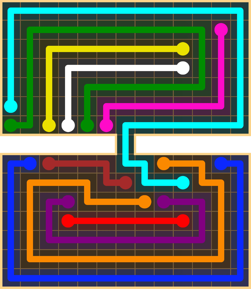 Flow Free 2812 Solution