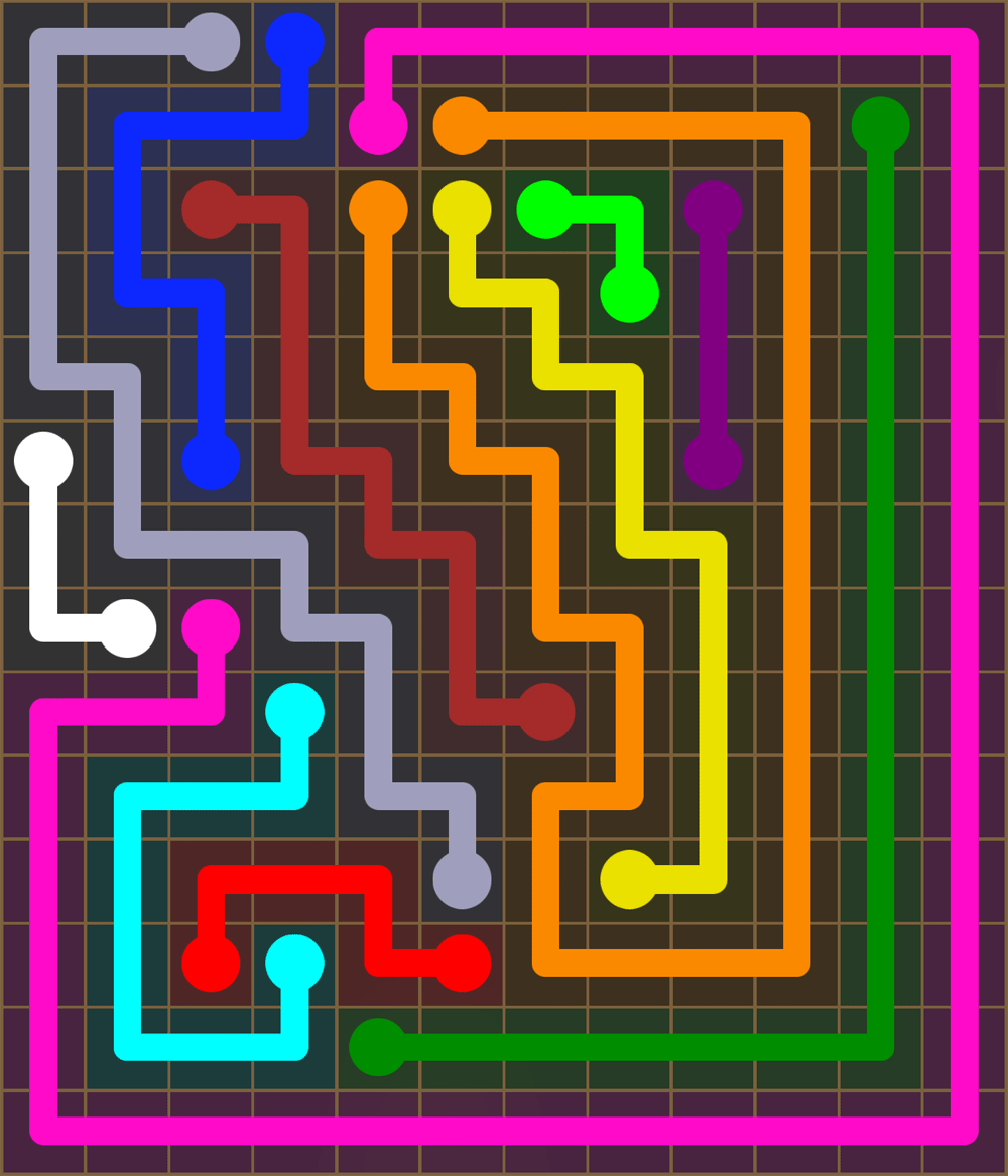 Flow Free 2653 Solution