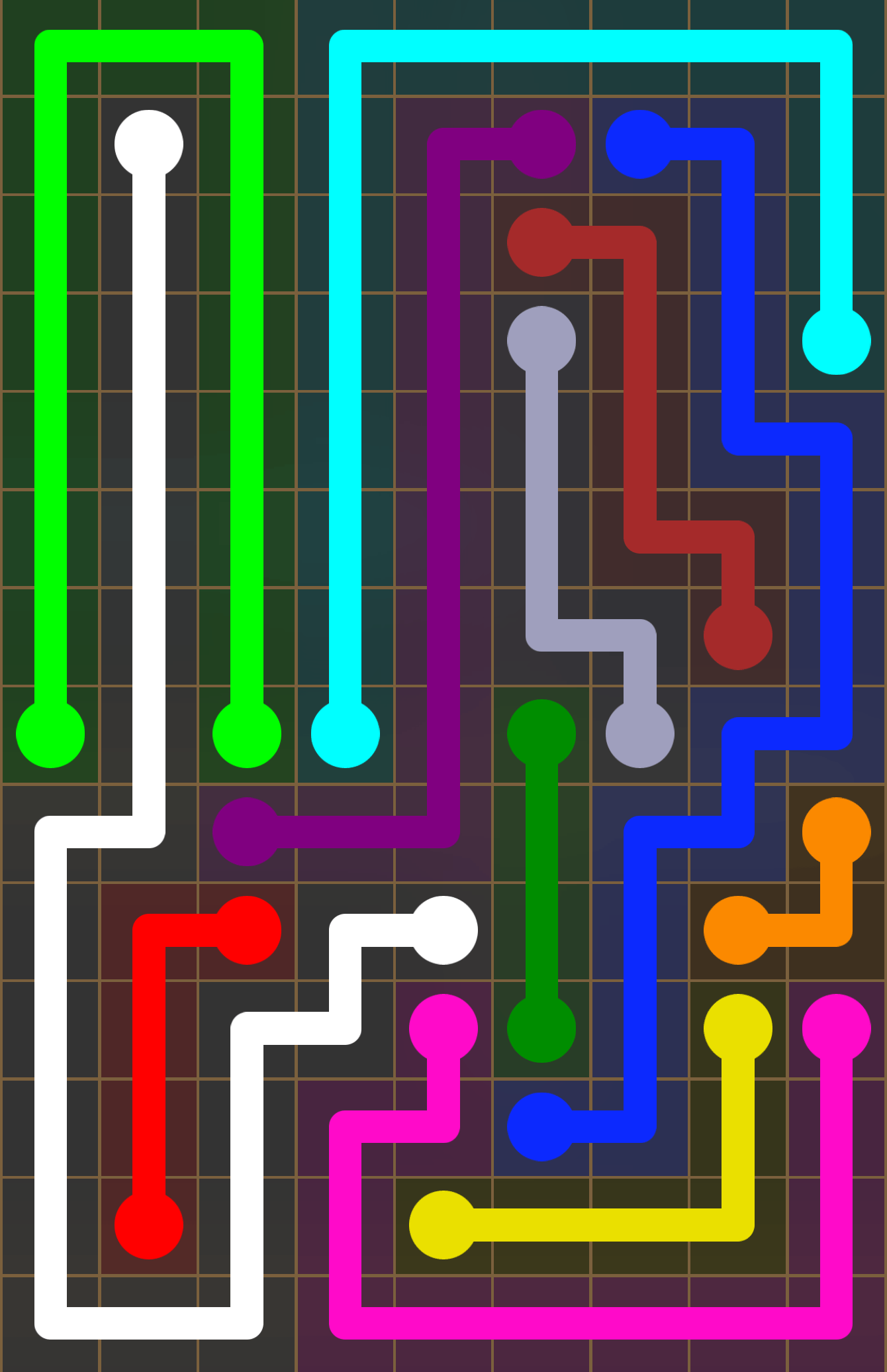 Flow Free 2512 Solution