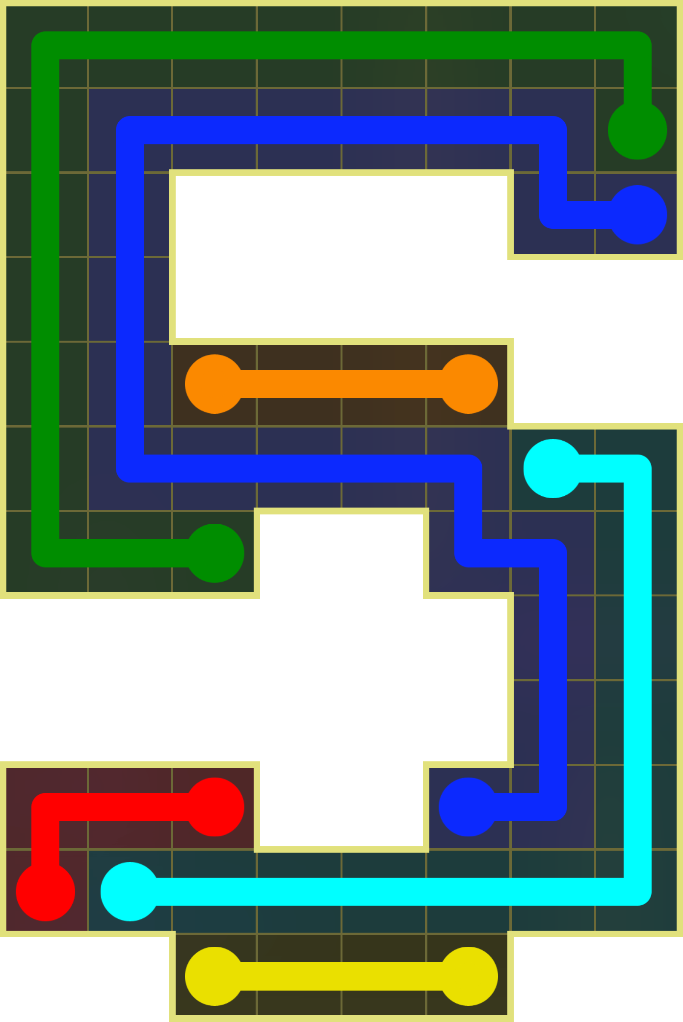 Flow Free 4891 Solution