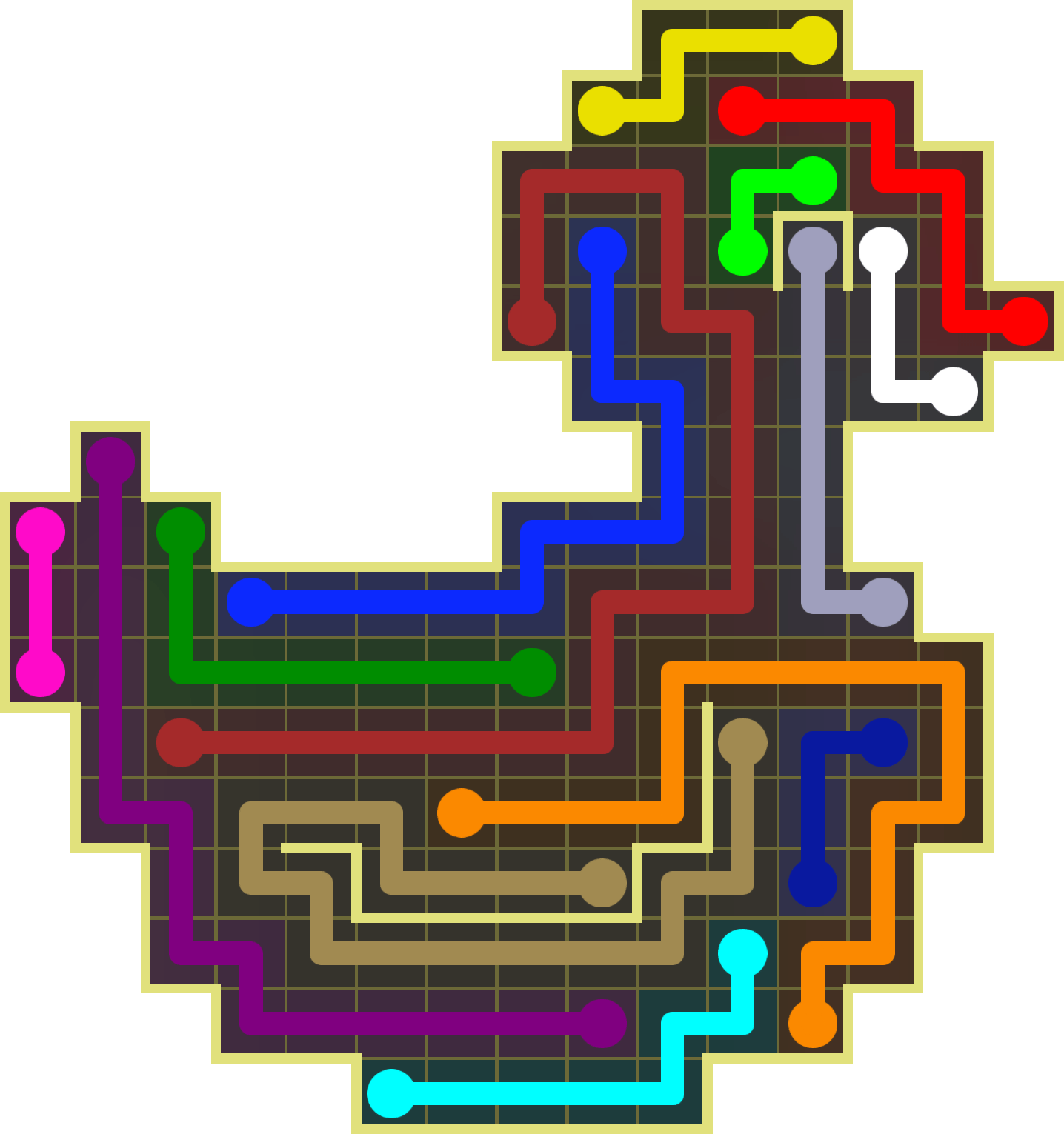 Flow Free 4853 Solution