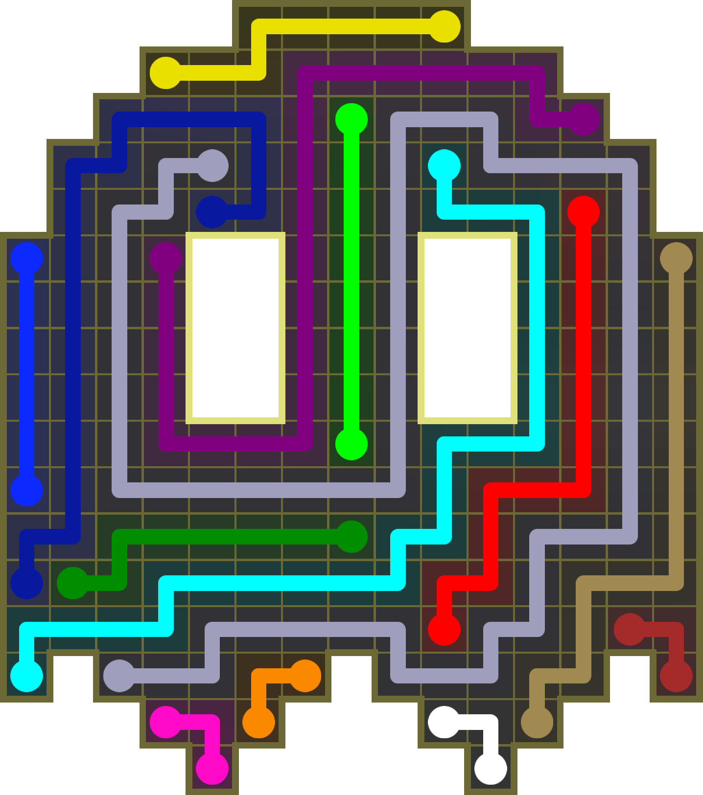 Flow Free 4886 Solution