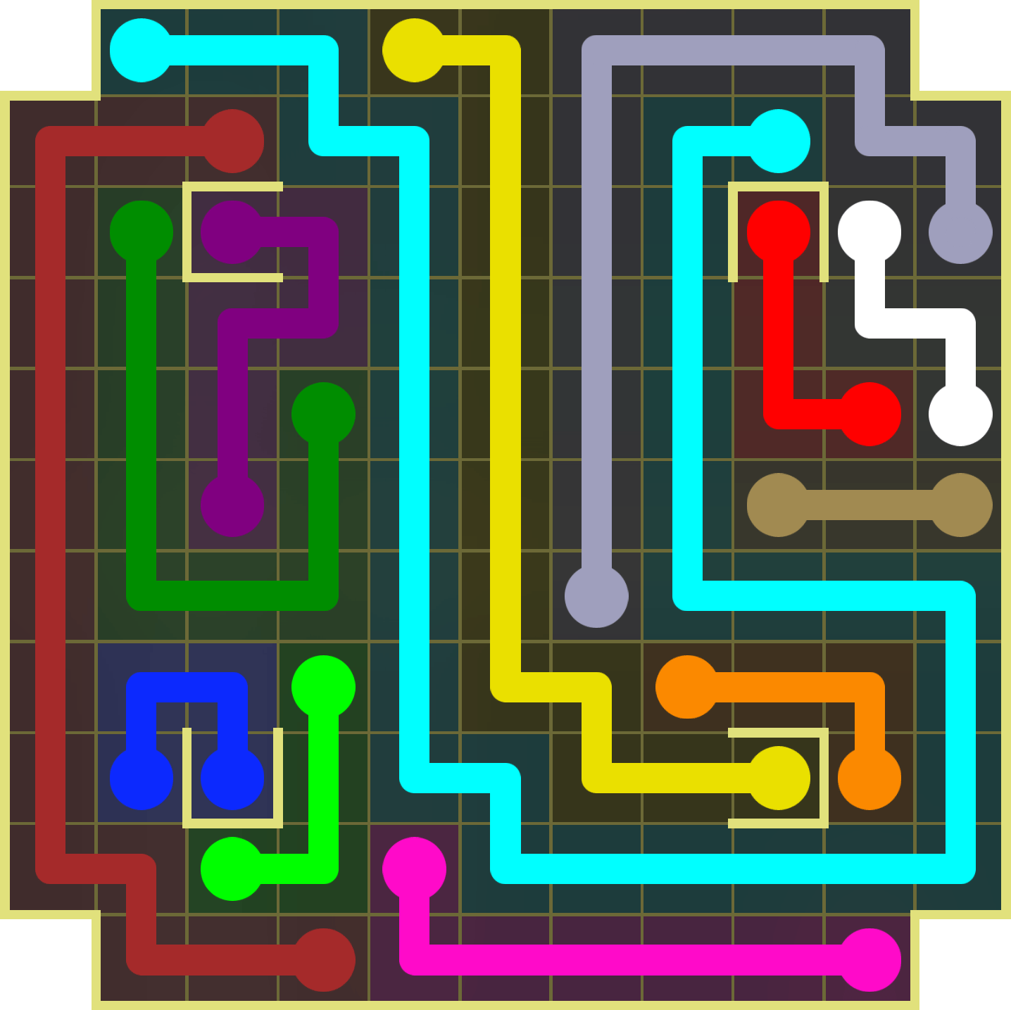 Flow Free 4195 Solution