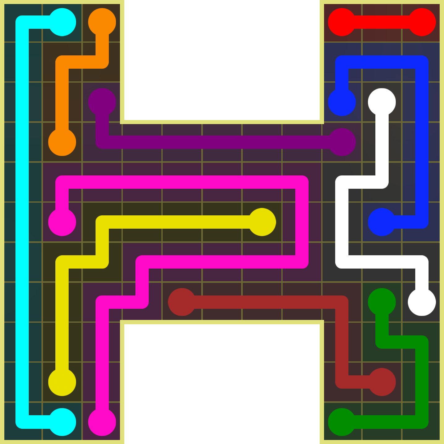 Flow Free 4308 Solution