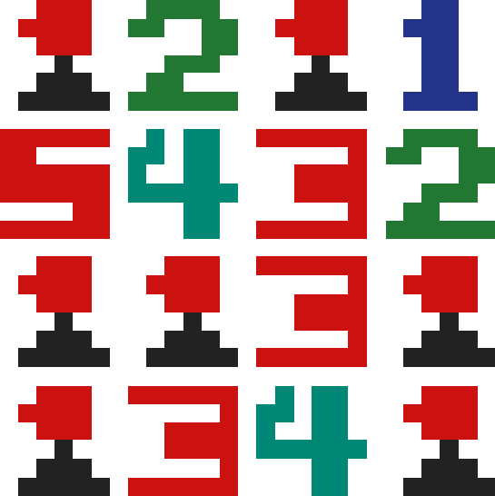 CrossMe Color 4 - 126 Solution