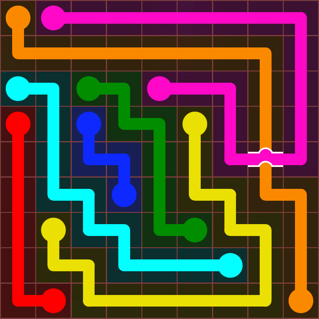 Flow Free 744 Solution