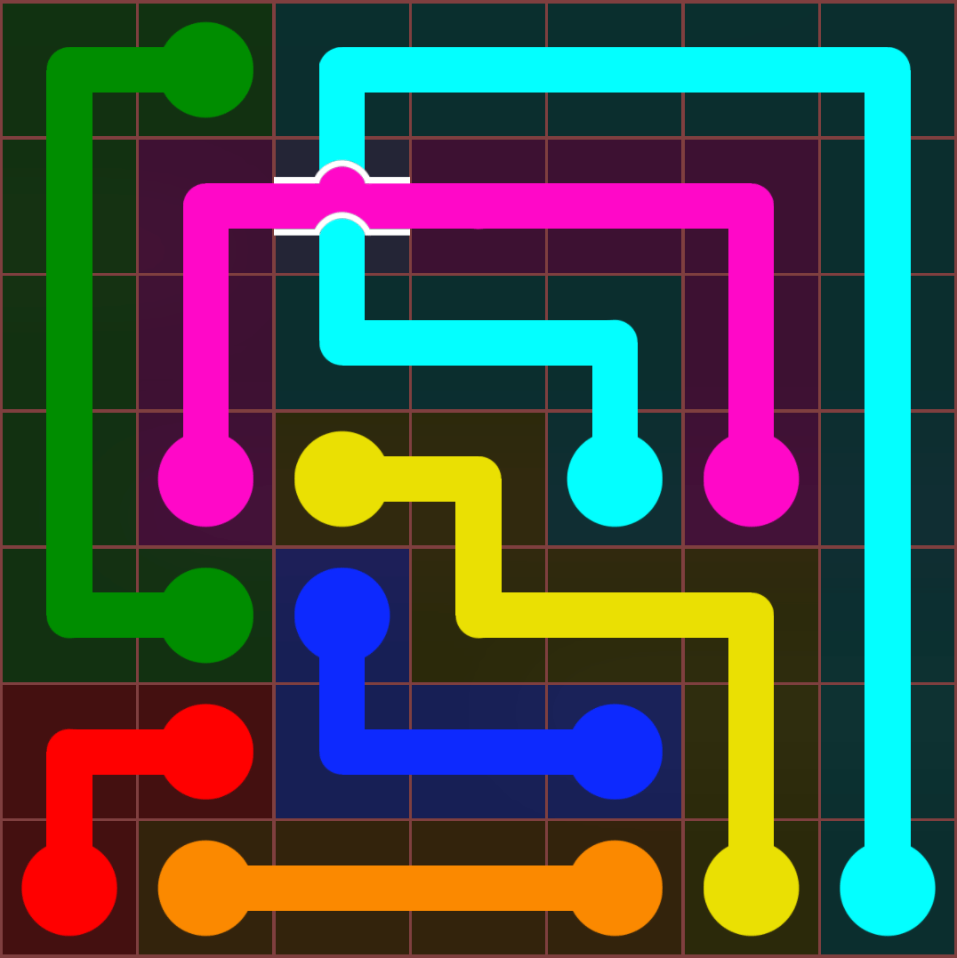 Flow Free 604 Solution