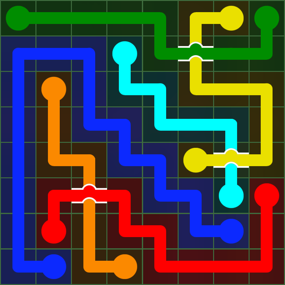 Flow Free 4921 Solution