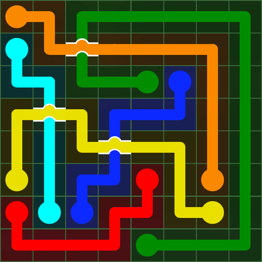 Flow Free 4932 Solution