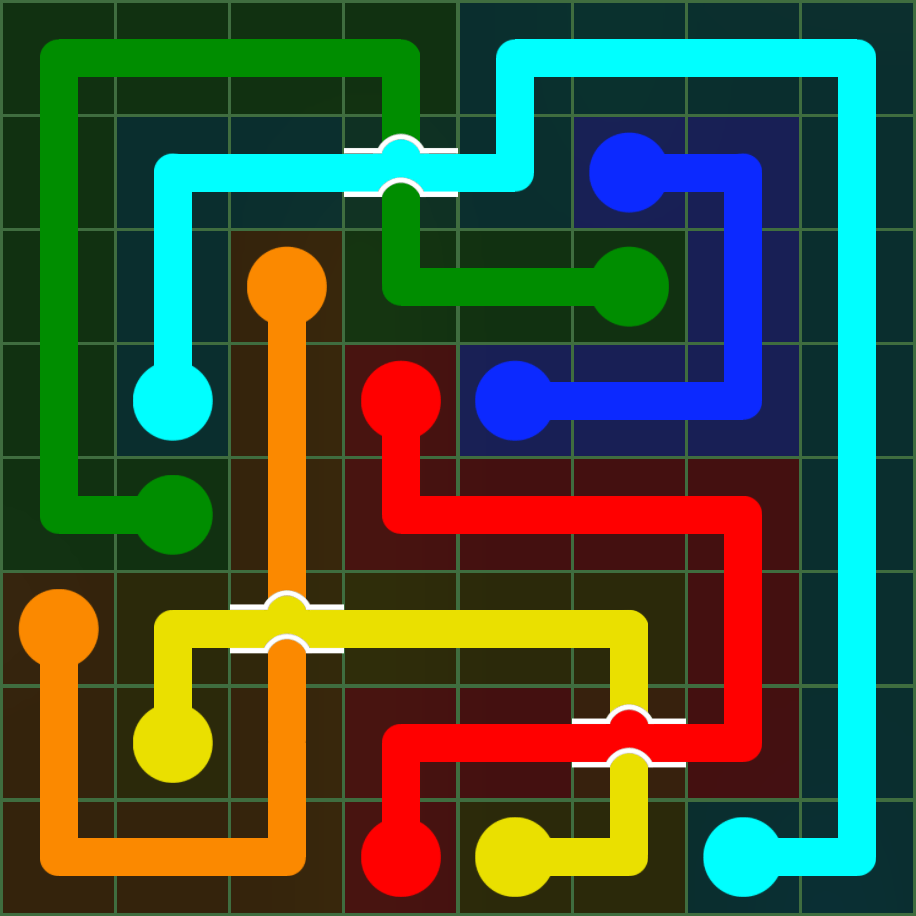 Flow Free 4933 Solution