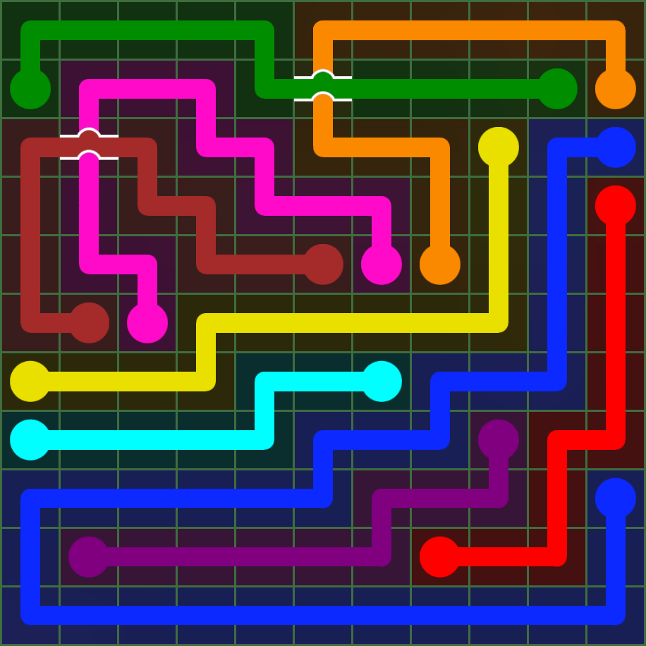 Flow Free 5019 Solution