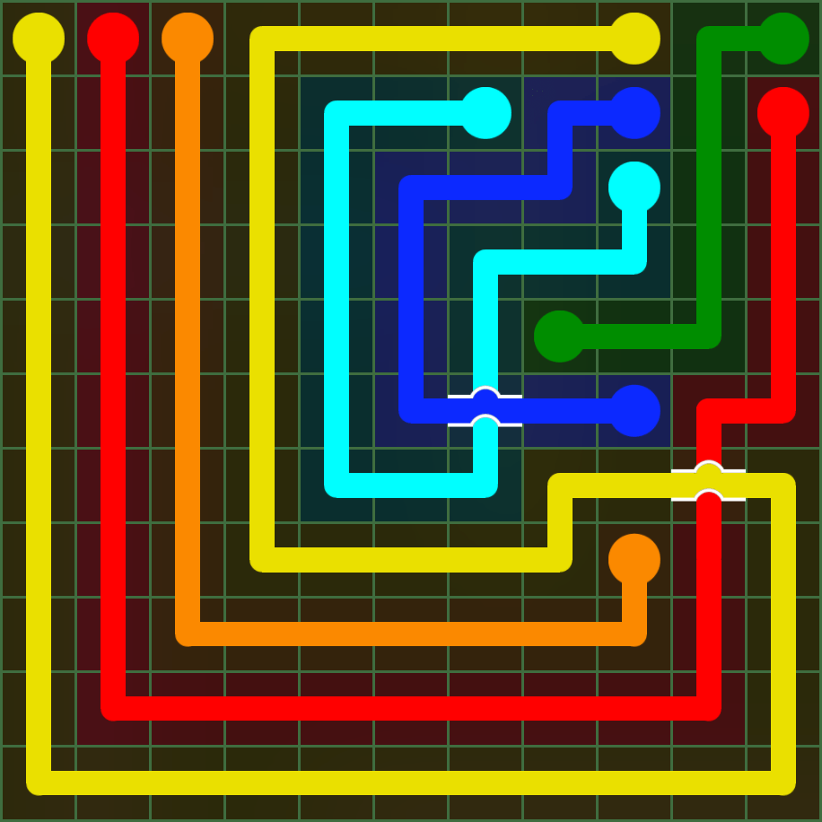 Flow Free 4871 Solution
