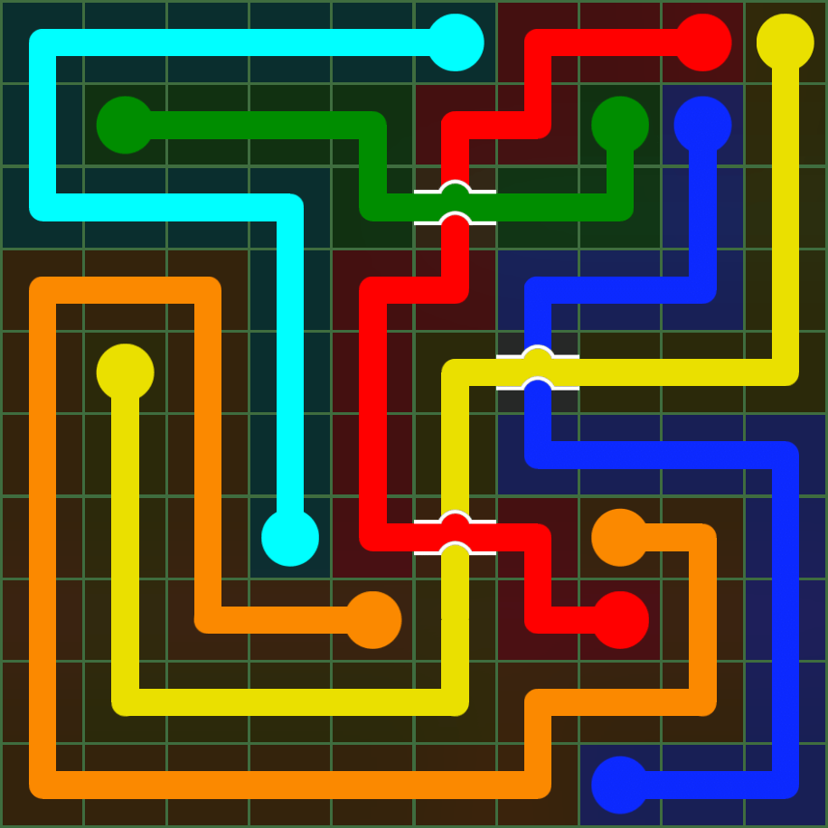 Flow Free 4845 Solution