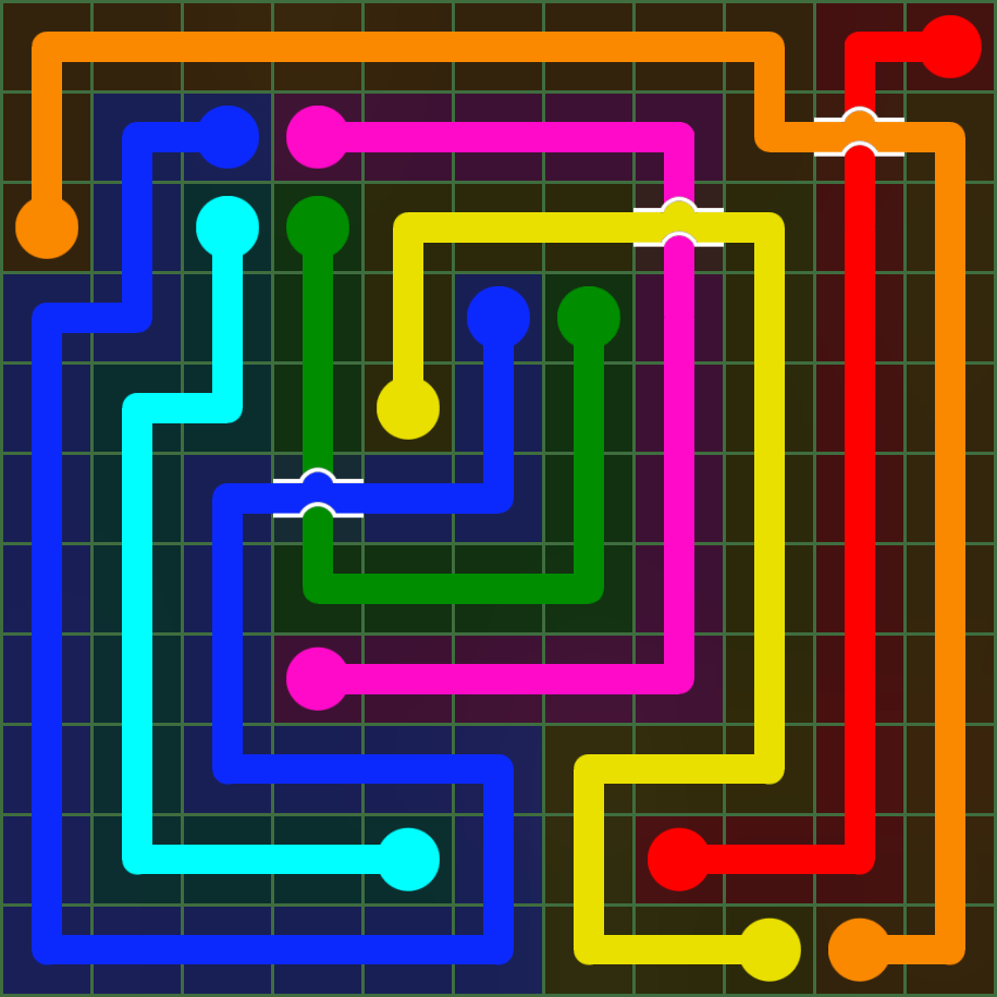 Flow Free 5091 Solution