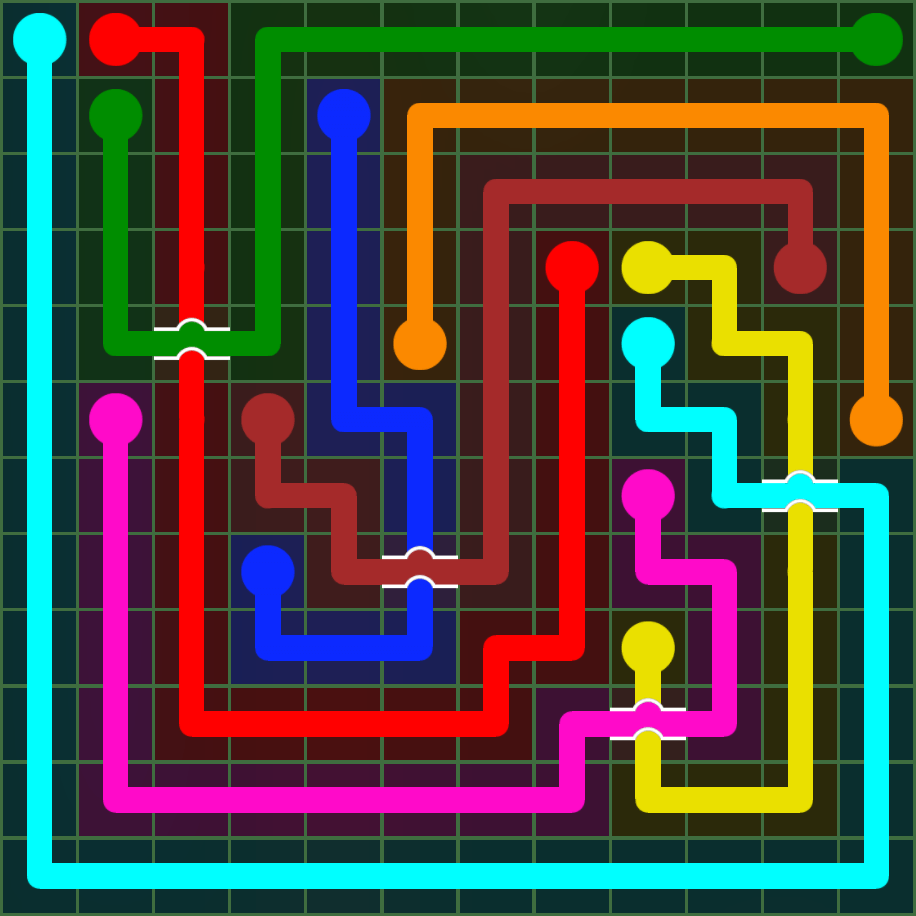 Flow Free 5114 Solution