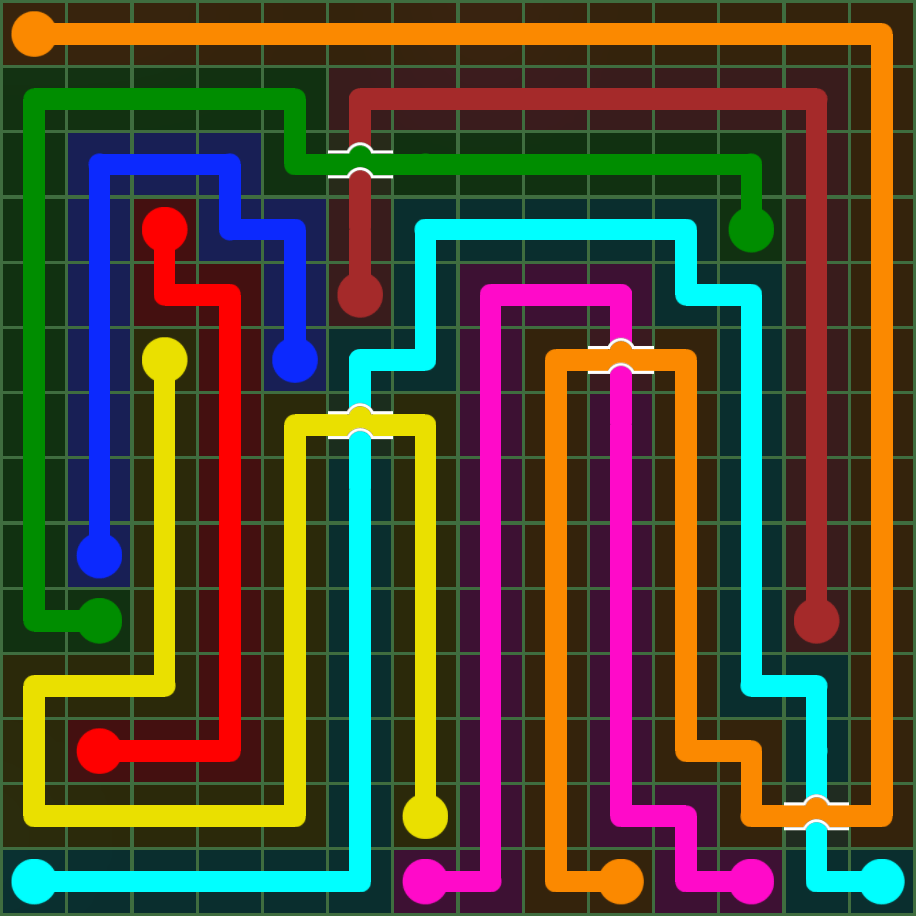 Flow Free 5078 Solution