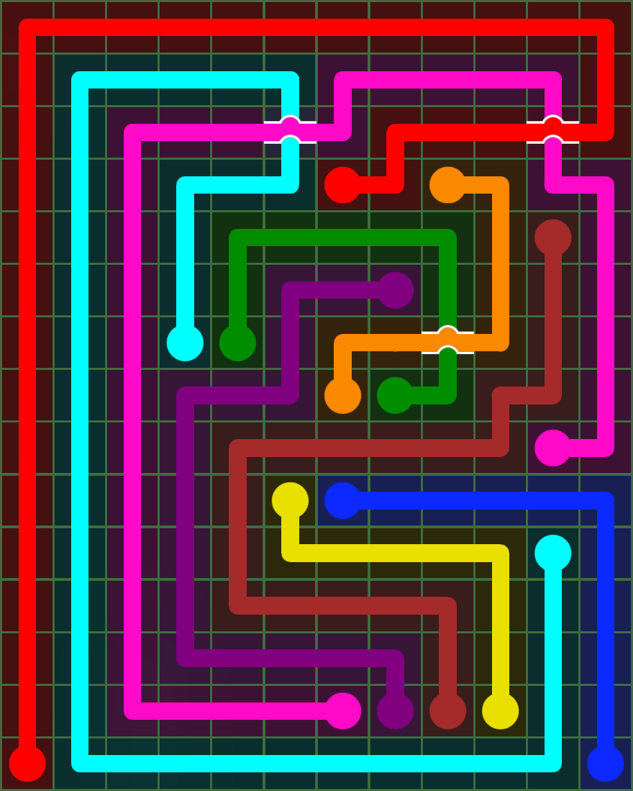 Flow Free 5343 Solution