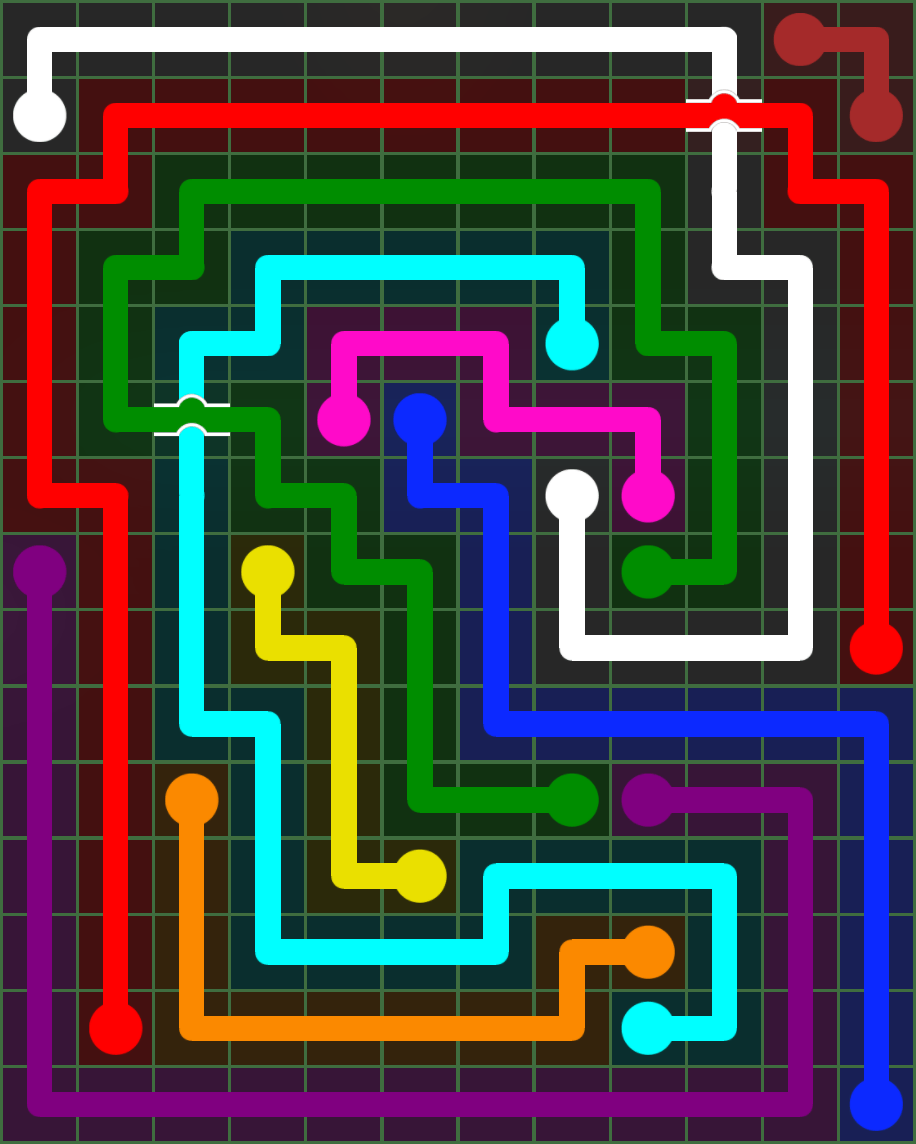 Flow Free 5357 Solution