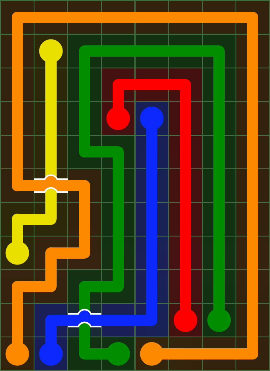 Flow Free 5244 Solution