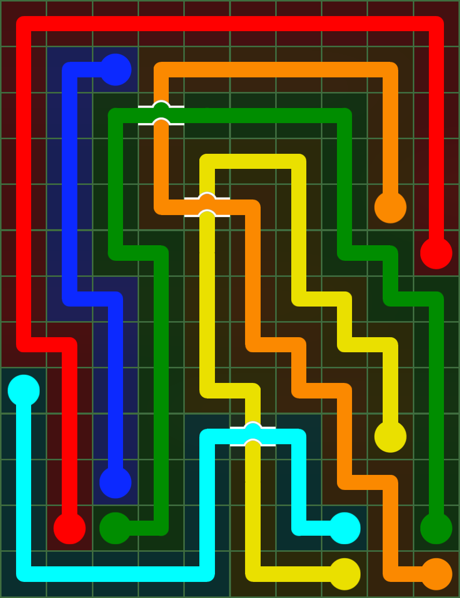 Flow Free 5289 Solution