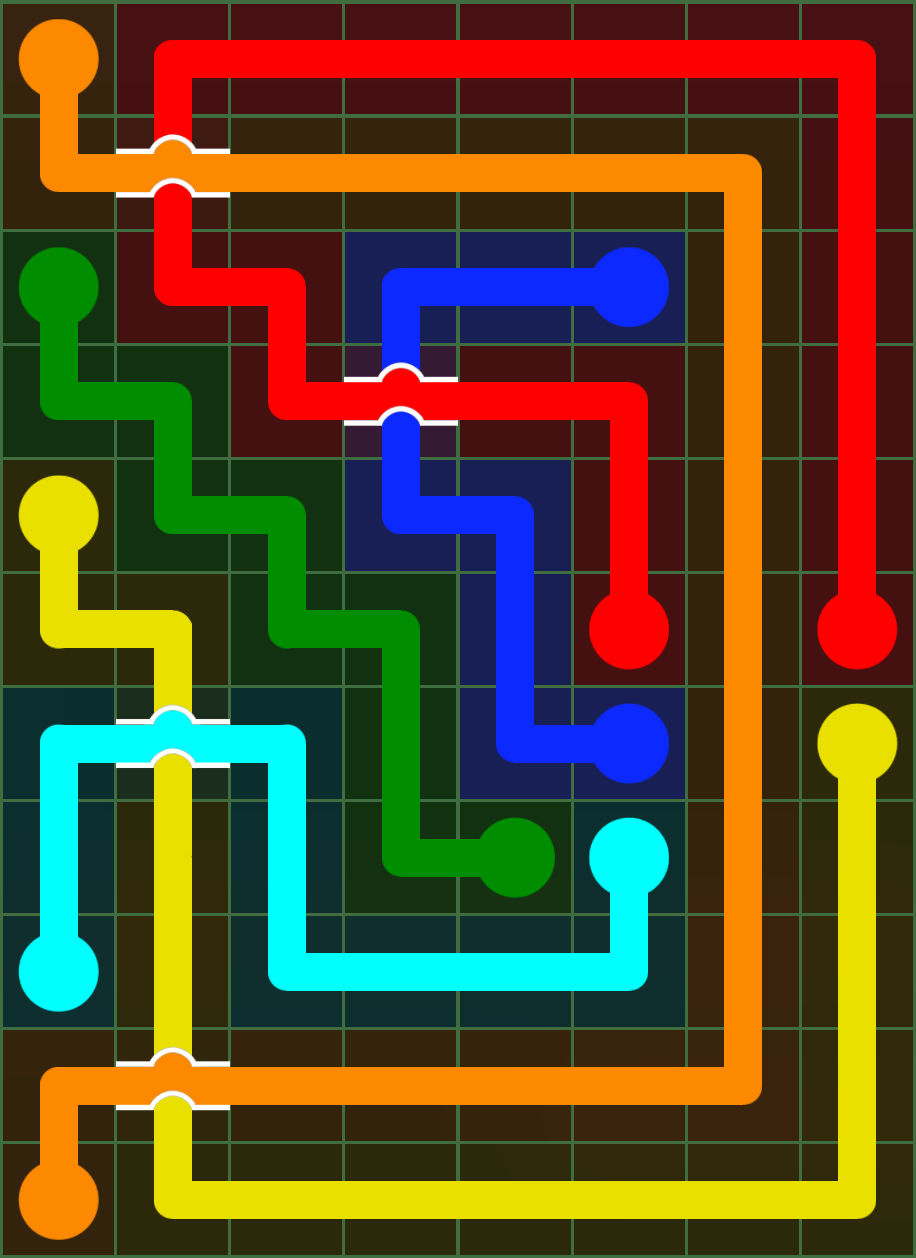 Flow Free 5228 Solution