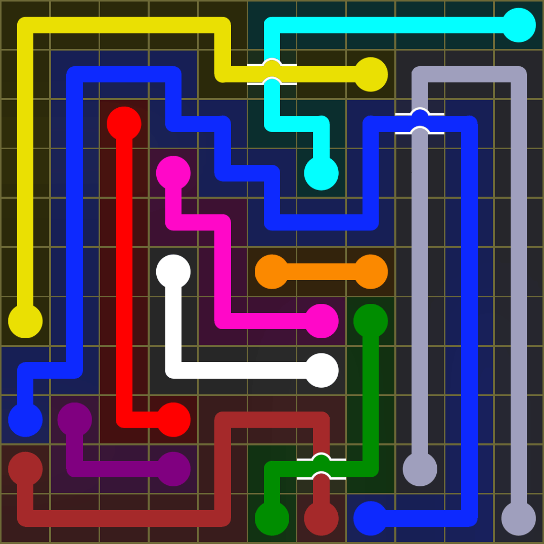 Flow Free 1351 Solution
