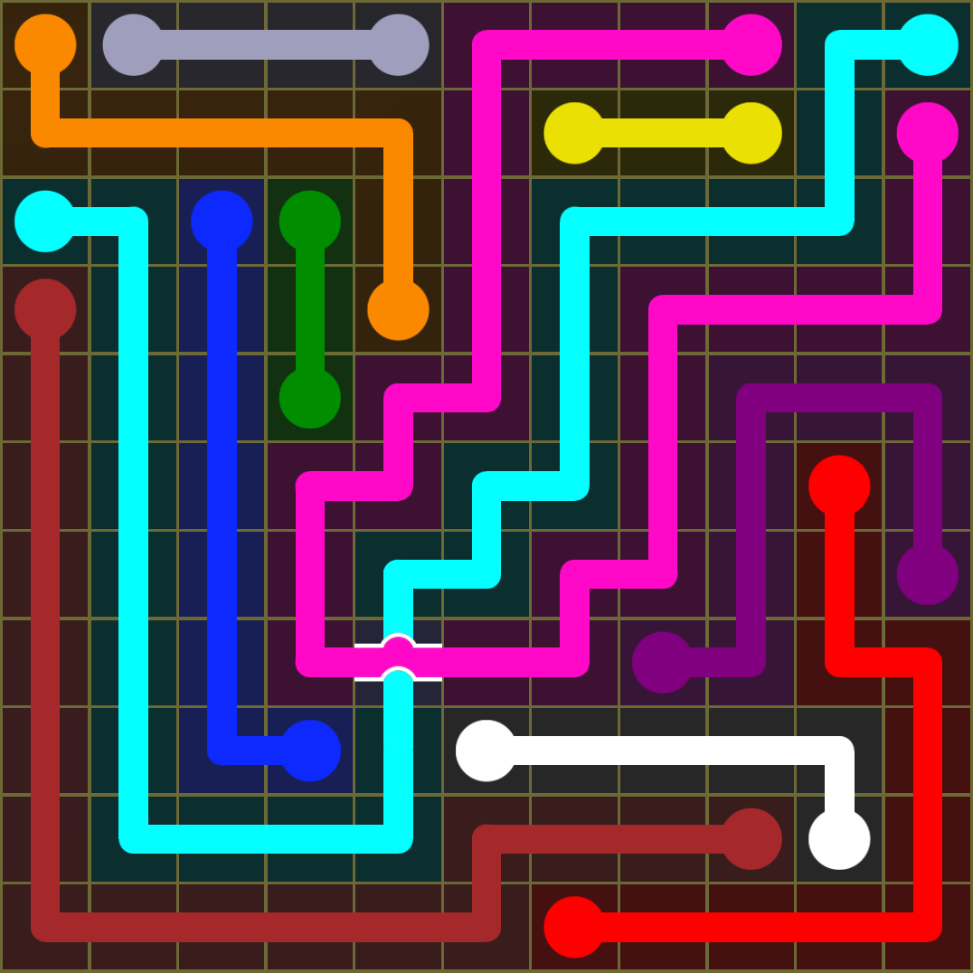 Flow Free 1367 Solution