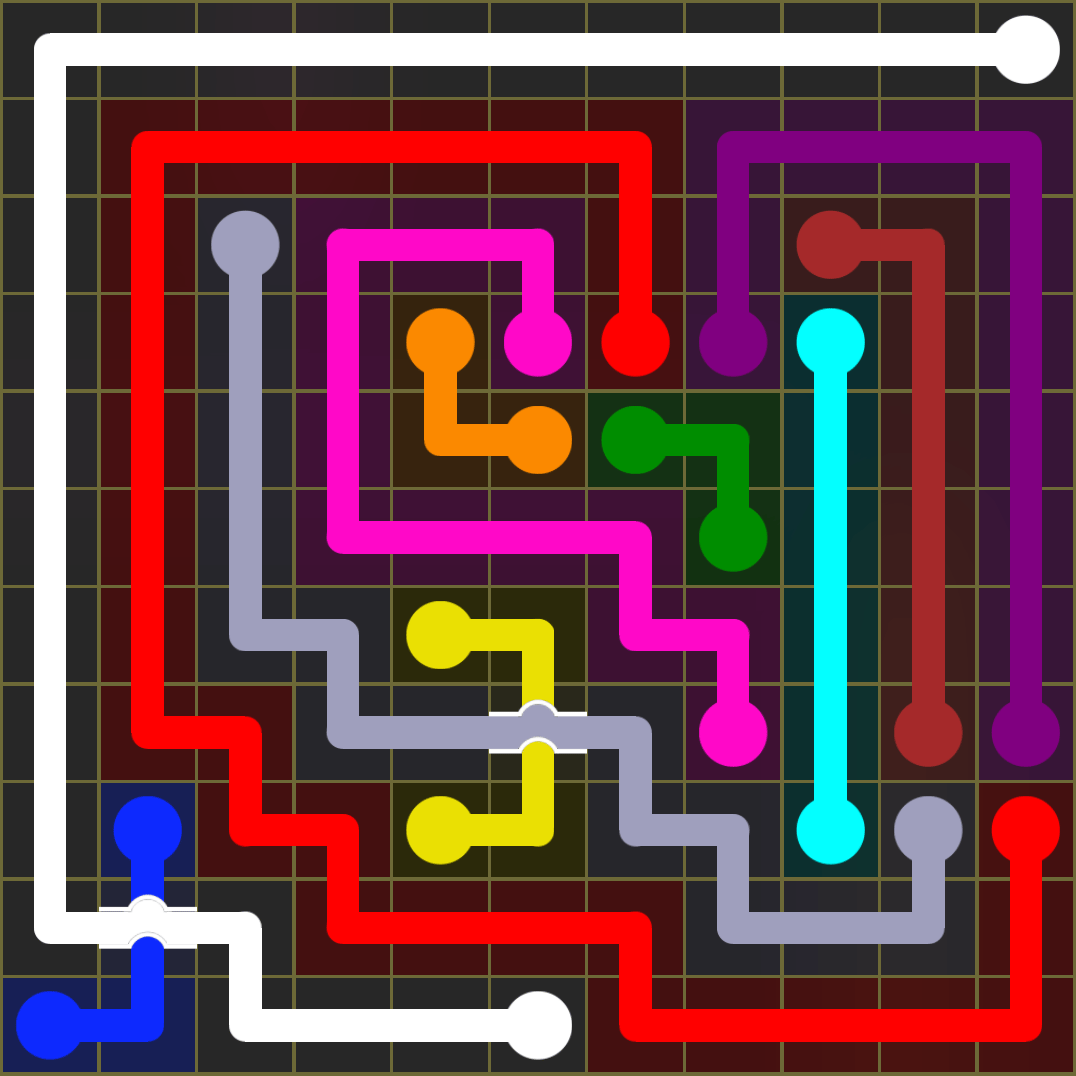 Flow Free 1369 Solution