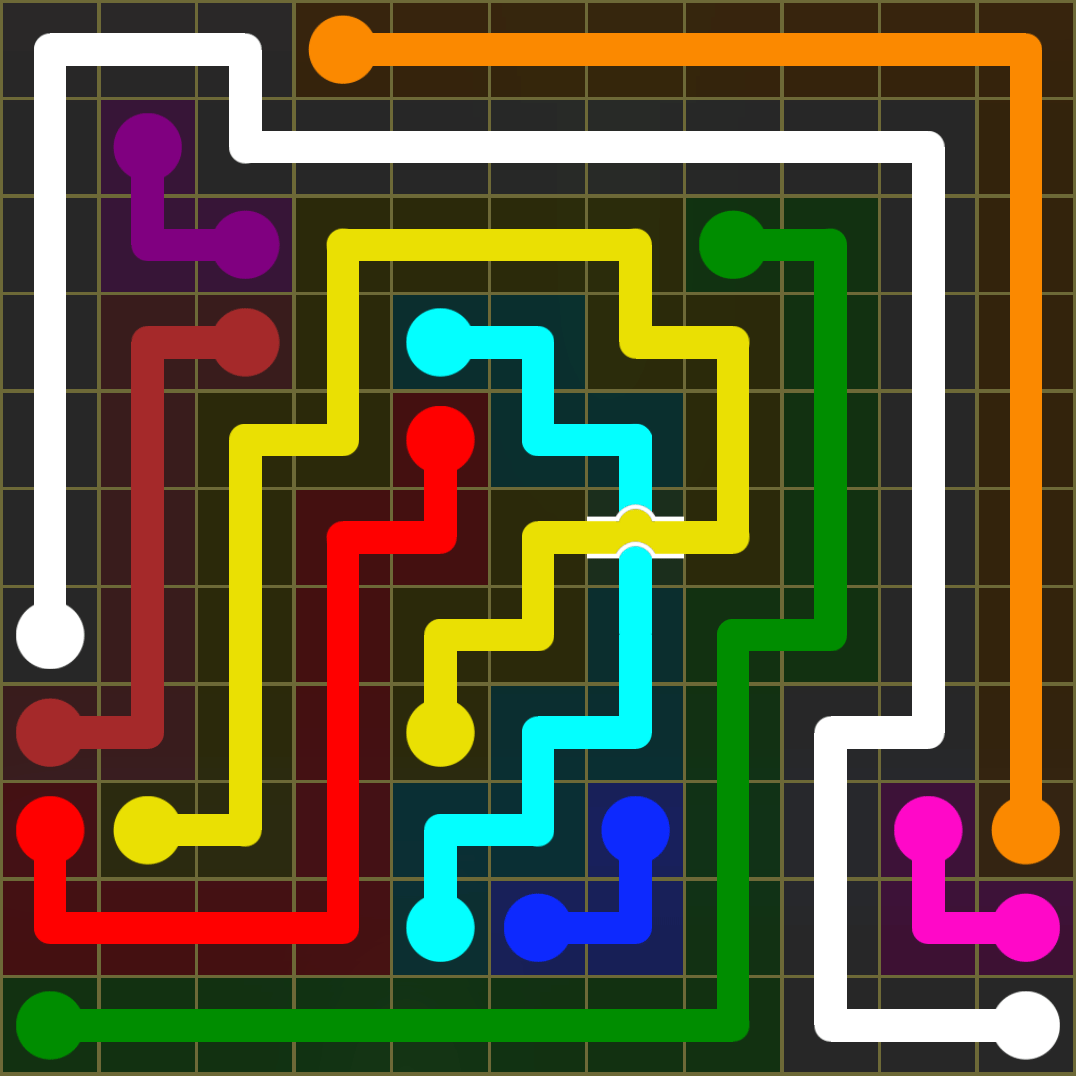 Flow Free 1371 Solution