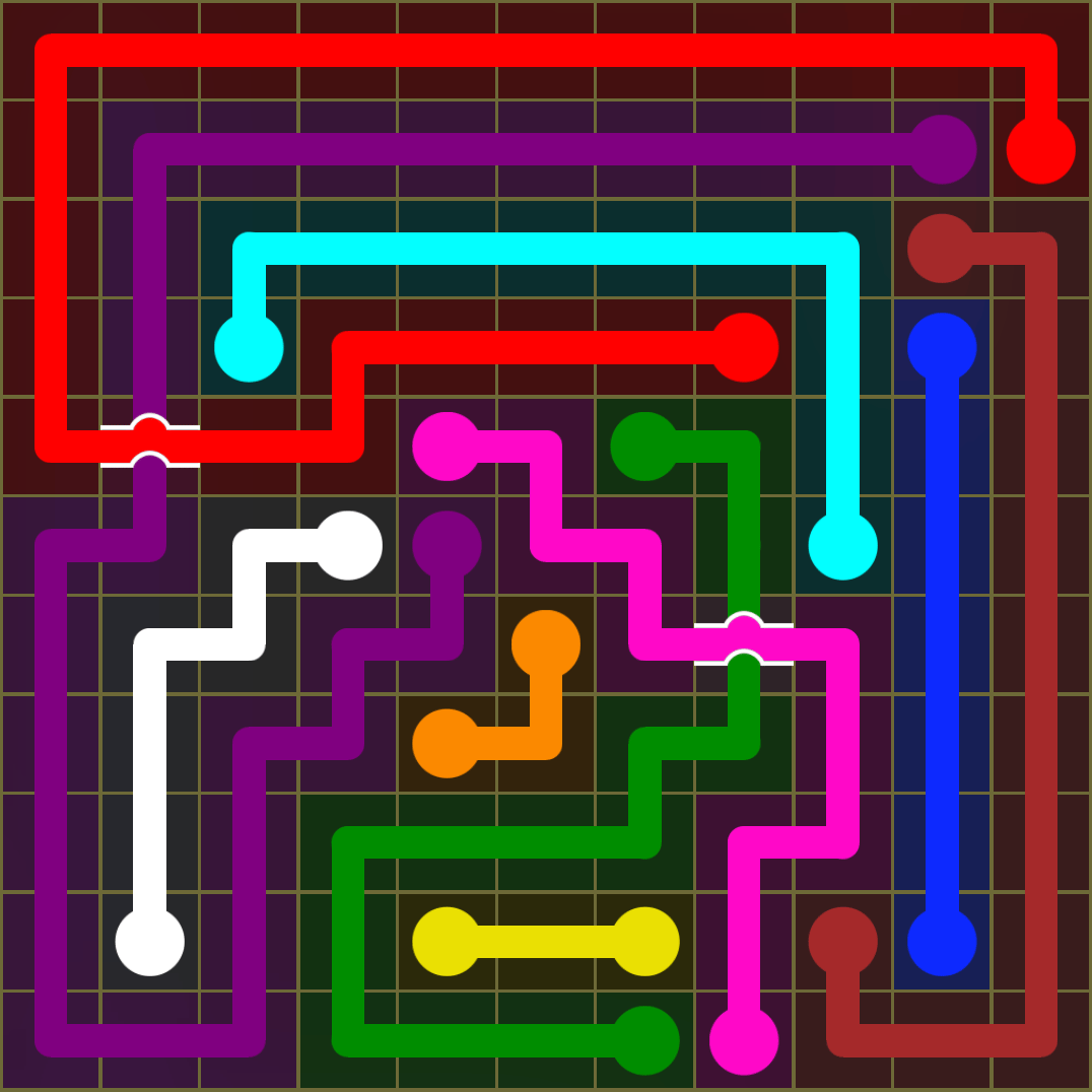 Flow Free 1376 Solution