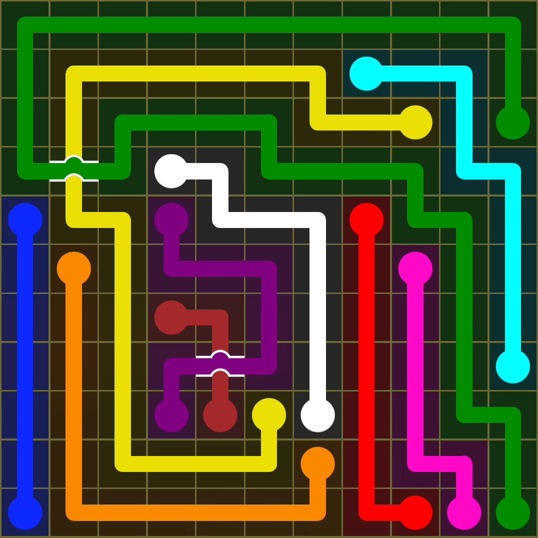 Flow Free 1387 Solution