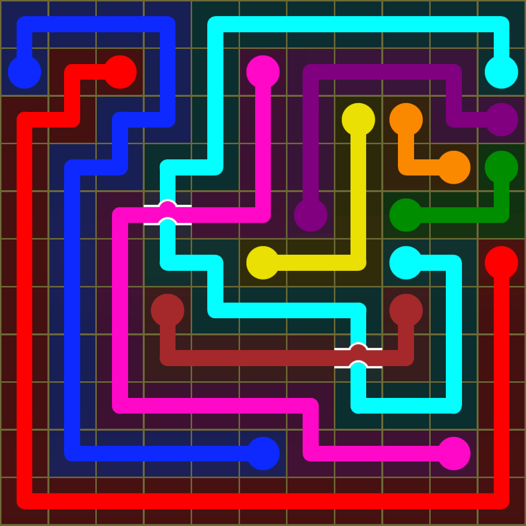 Flow Free 1356 Solution