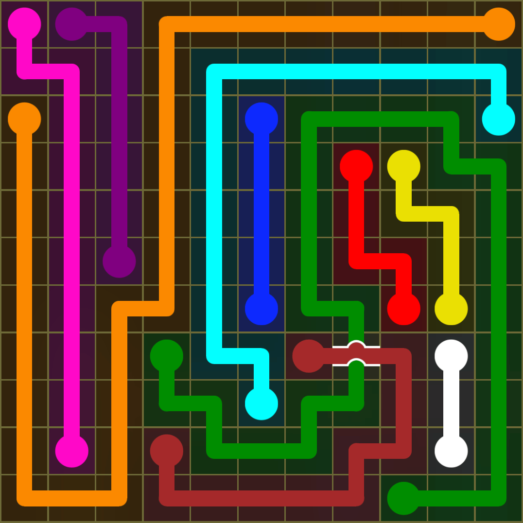 Flow Free 1357 Solution