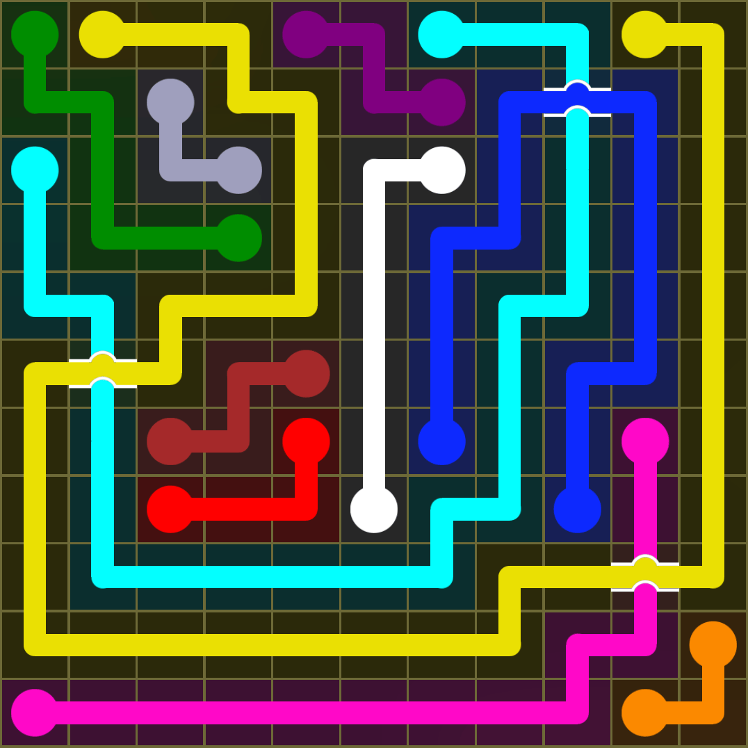 Flow Free 1438 Solution