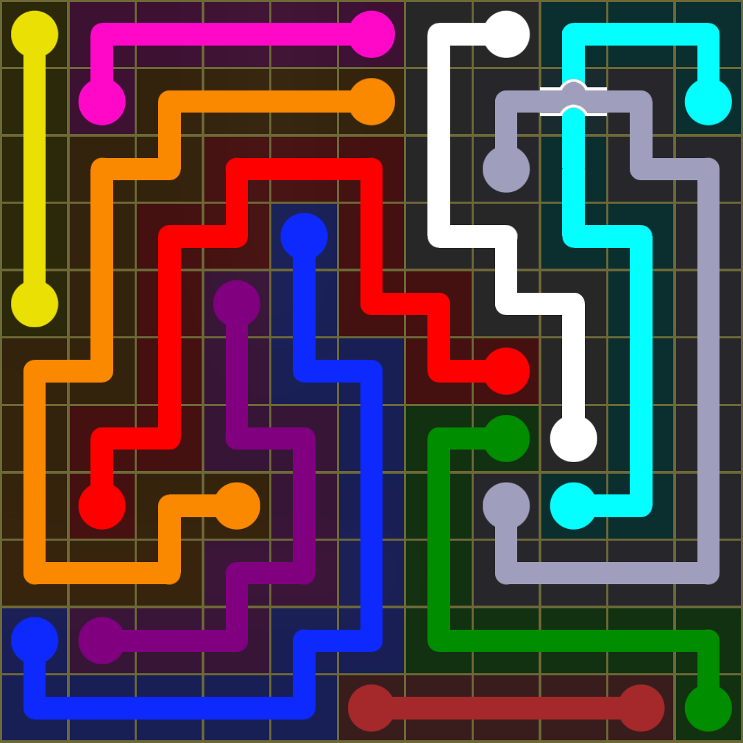 Flow Free 1466 Solution