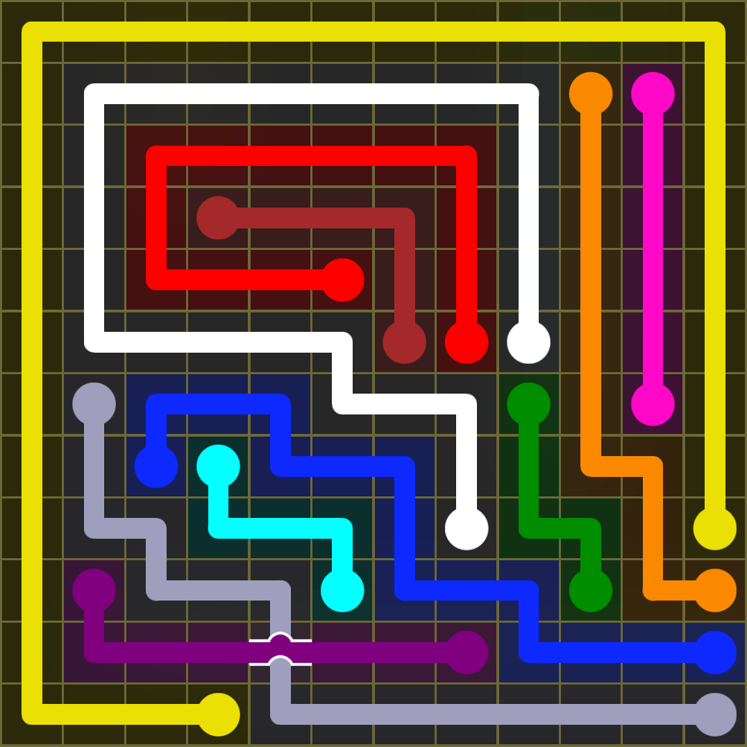 Flow Free 1481 Solution