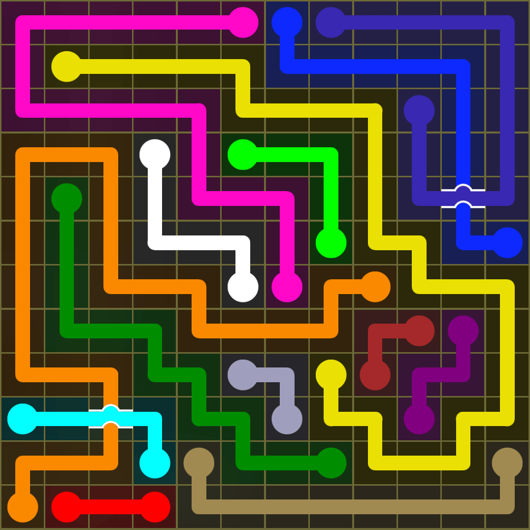 Flow Free 1487 Solution