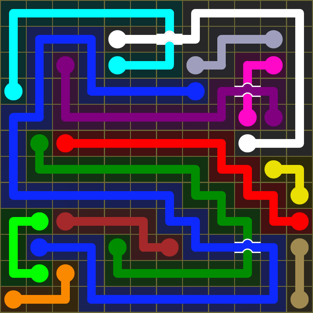 Flow Free 1495 Solution