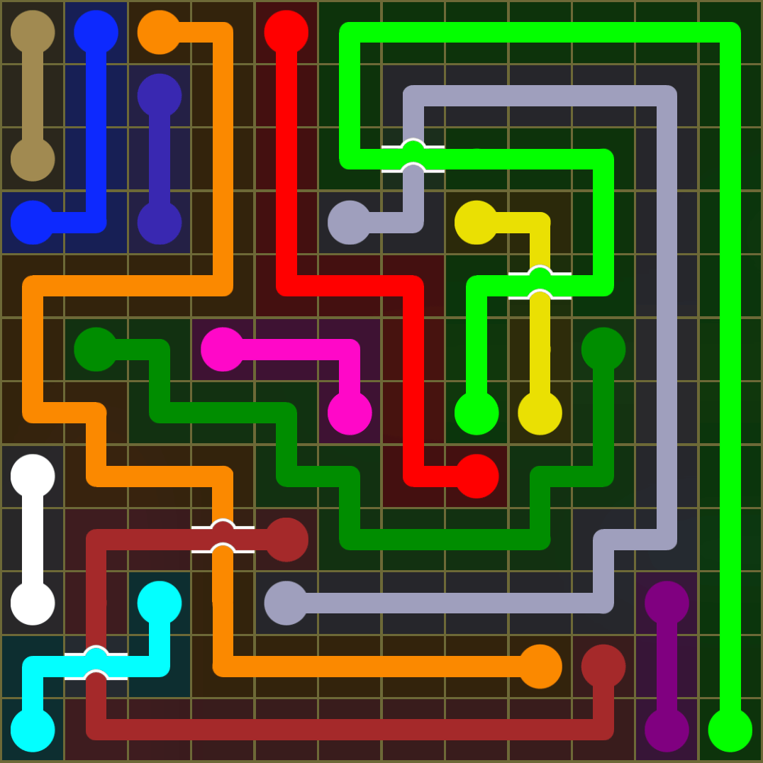 Flow Free 1492 Solution
