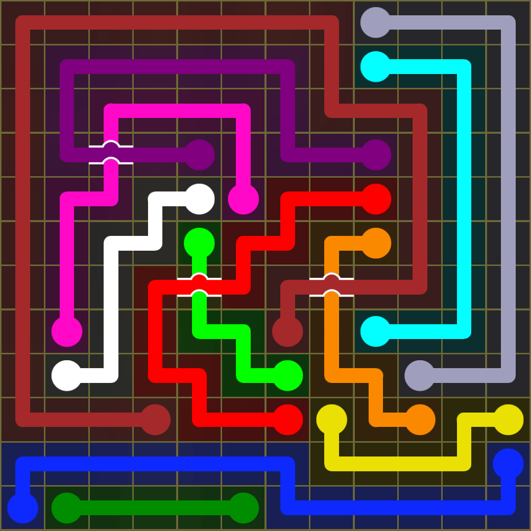 Flow Free 1497 Solution