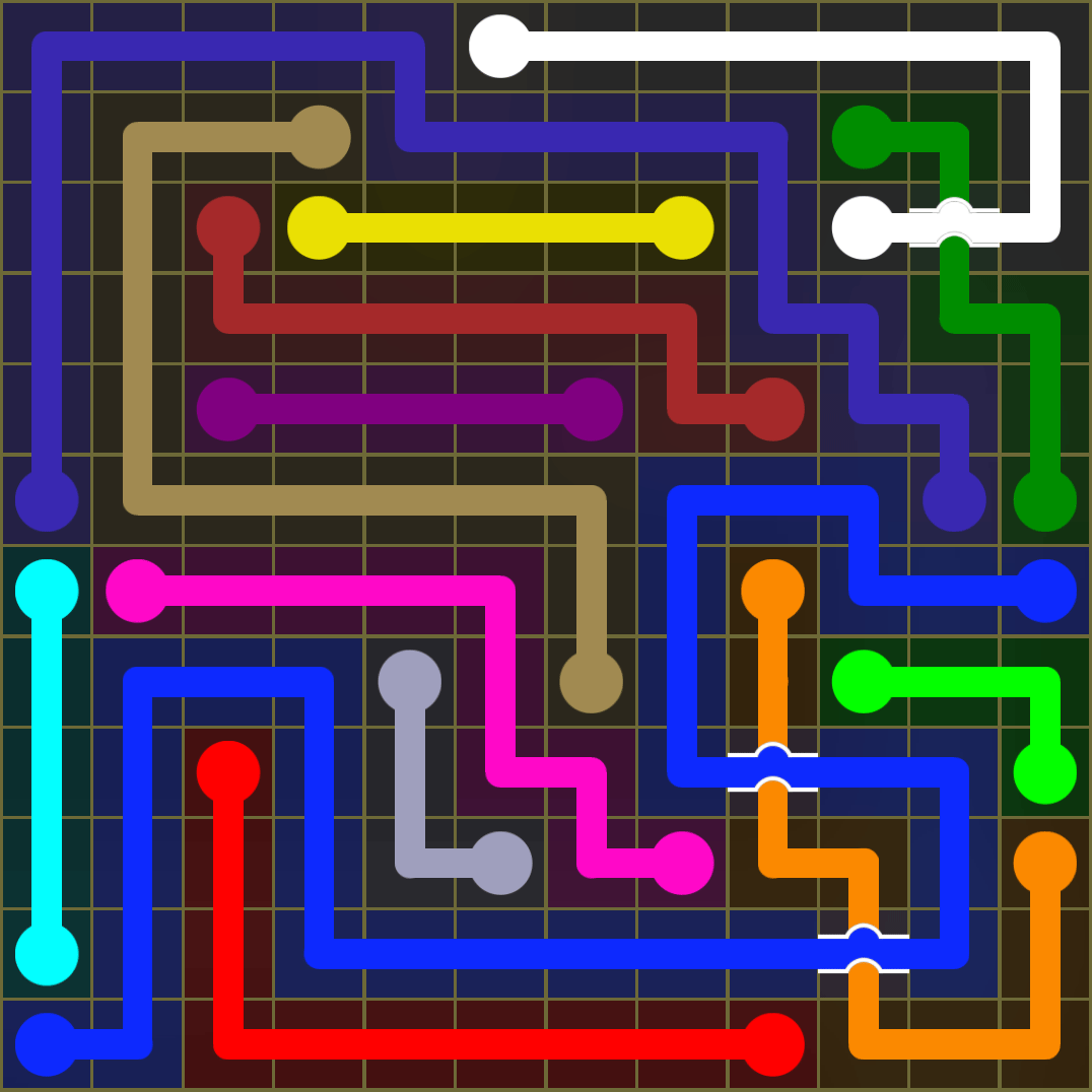Flow Free 1474 Solution