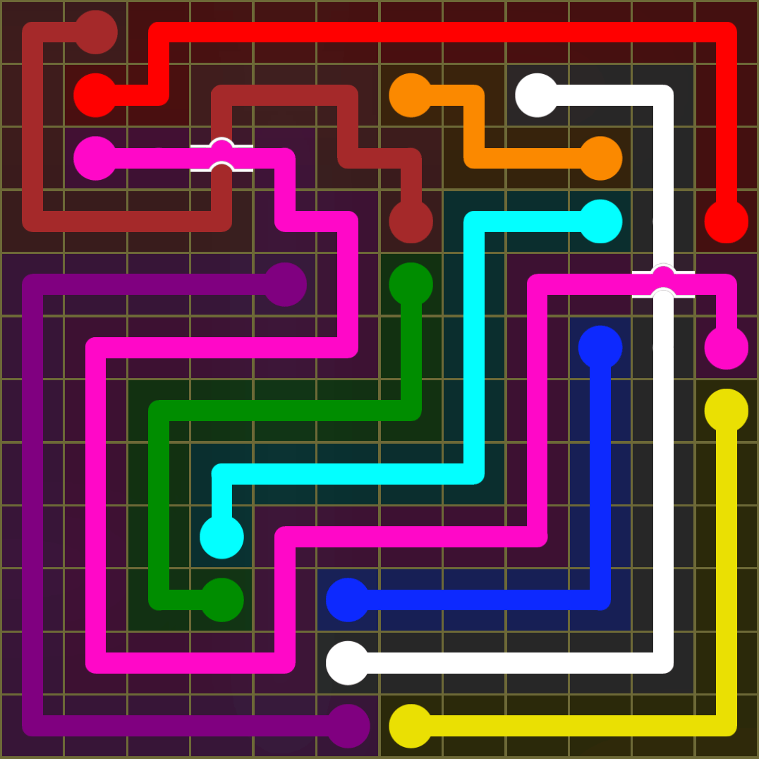 Flow Free 1476 Solution