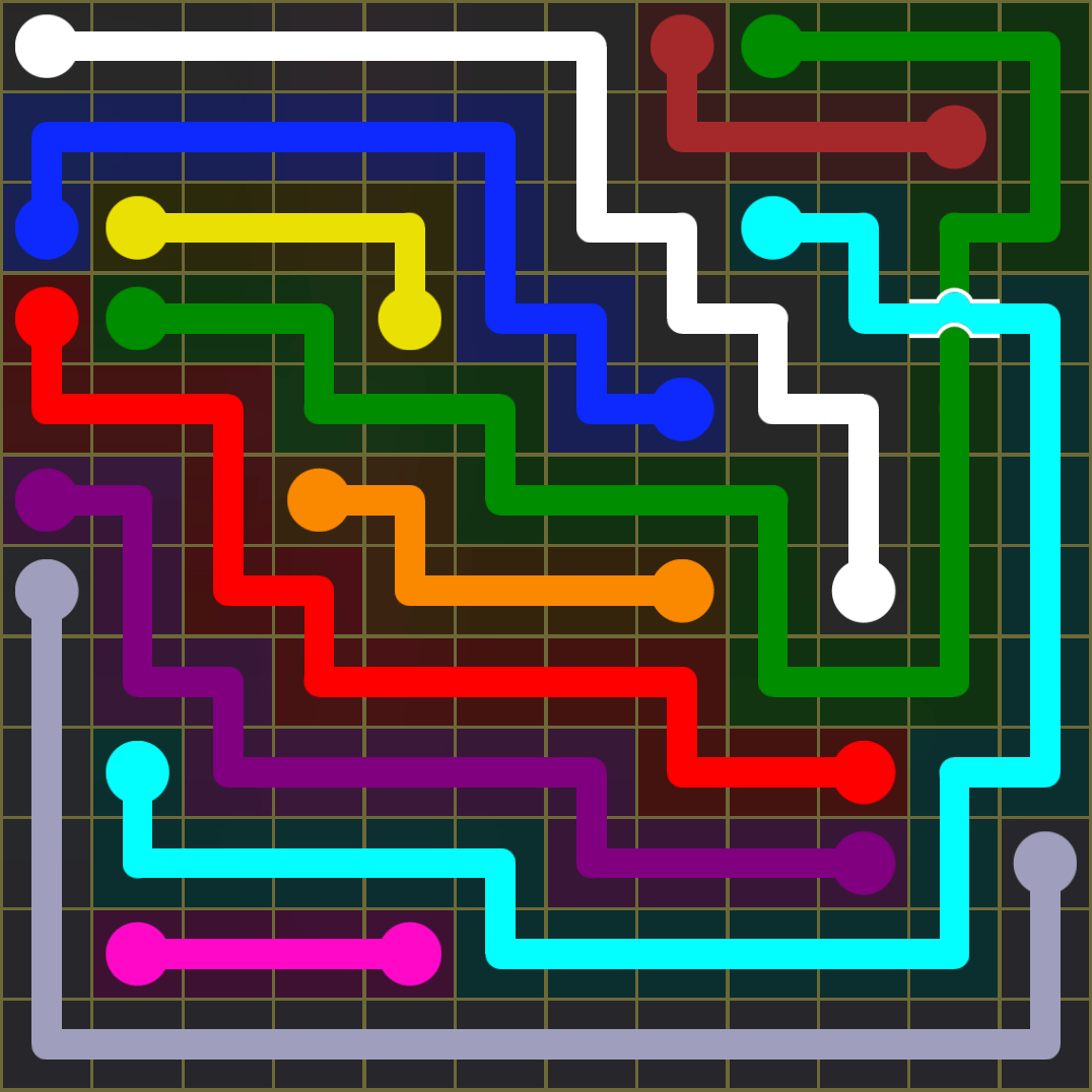 Flow Free 1537 Solution
